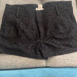 SANS SOUCI SHORTS BLACK LACE NWT